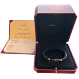Cartier LOVE Bracelet 18K Yellow Gold 4 Brilliant-Cut Diamond