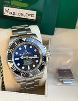 Rolex Sea-Dweller Deepsea 44mm James Cameron Blue Stainless Steel Watch 126660