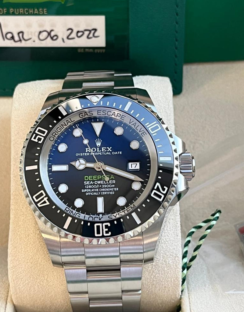 Rolex Sea-Dweller Deepsea 44mm James Cameron Blue Stainless Steel Watch 126660