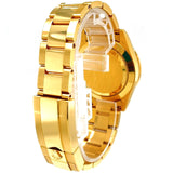 Rolex Daytona 40mm Chronograph 18k Yellow Gold Diamond Black Dial Watch 116528