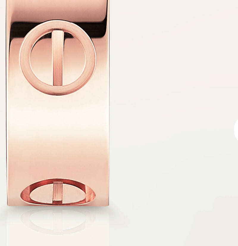 Cartier Love Ring Rose Gold Classic