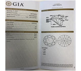 GIA Certified 2.00 Carat Round Tapered Buguette Diamond Platinum Ring