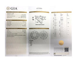 GIA Certified 1.20 Carat VS1 Round Tapered Baguette Platinum Diamond Ring