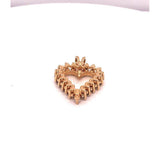 1.05ct Heart Diamond Necklace Crafted in 18 Karat Yellow Gold  Pendant