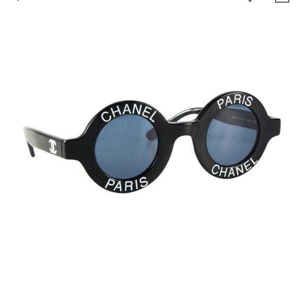 Chanel Sunglasses CC Logos Eye Wear Black Chanel Sunglasses