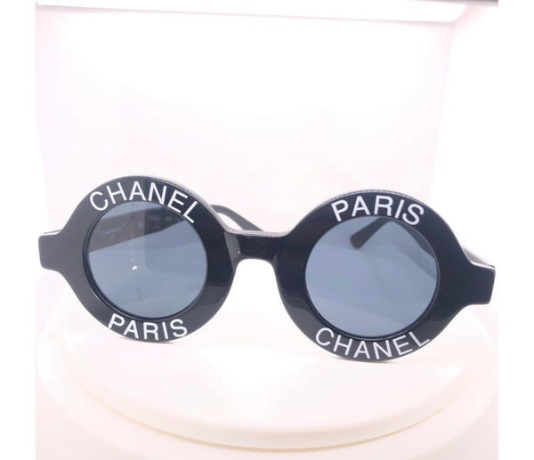 Chanel Sunglasses CC Logos Eye Wear Black Chanel Sunglasses