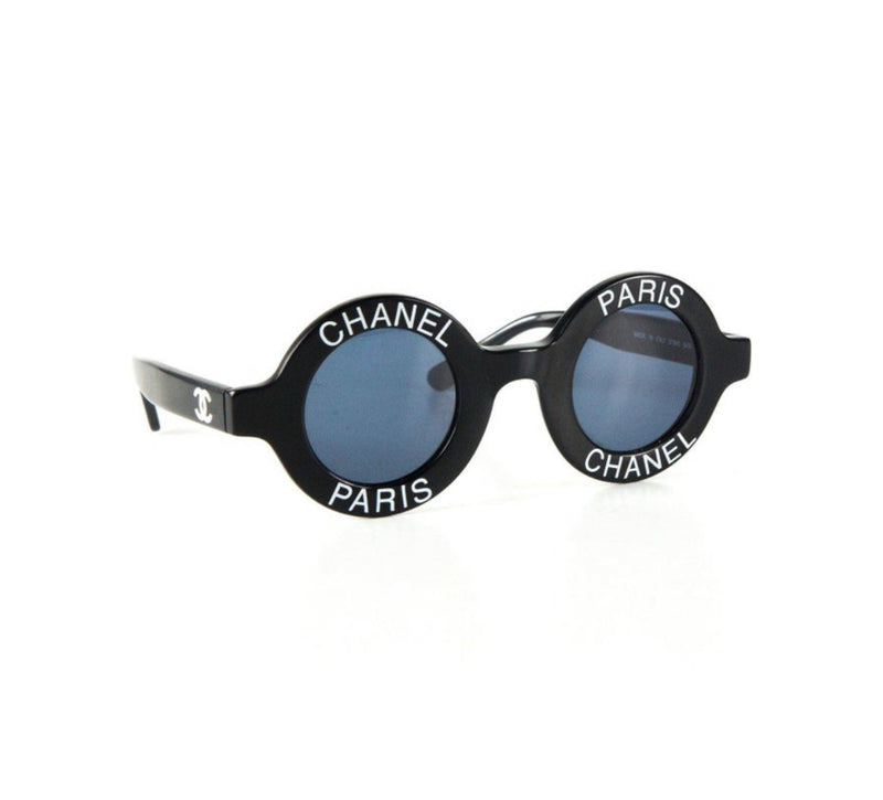 Chanel Sunglasses CC Logos Eye Wear Black Chanel Sunglasses