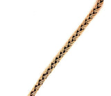 Tiffany & Co. 14 Karat Yellow Gold Bracelet Woven Wheat Byzantine Clasp 22g
