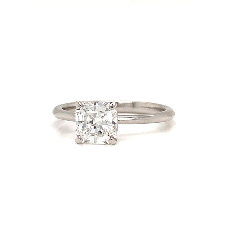 Tiffany & Co 1.03 Carat Radiant Cut Diamond Solitaire Platinum Engagement Ring